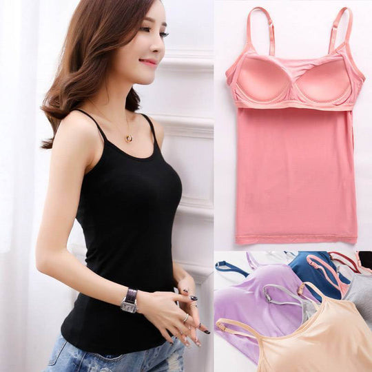 Dames Gevoerde Cami Tank Tops Belleza