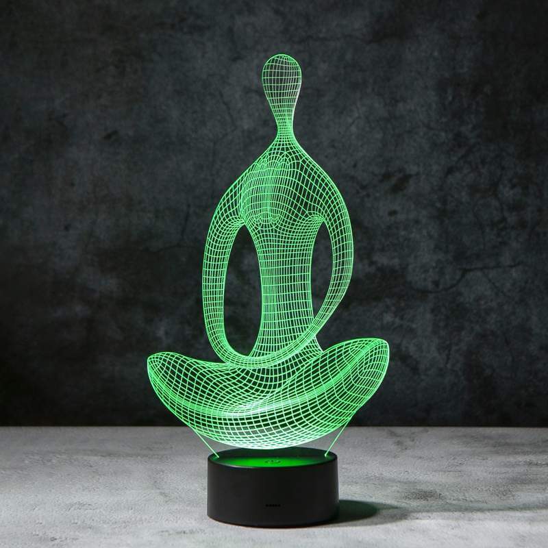 Yoga 3D Illusie Lamp Belleza