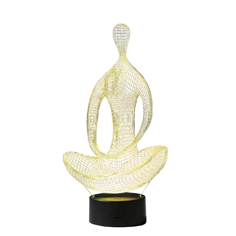 Yoga 3D Illusie Lamp Belleza