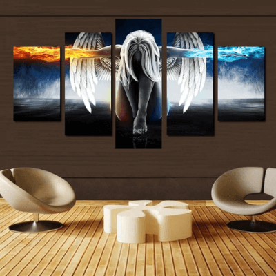 Engelen Muur Canvas Belleza