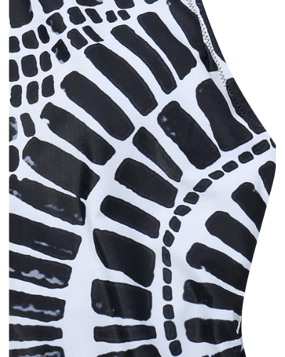 Zwart en Wit Badpak Belleza