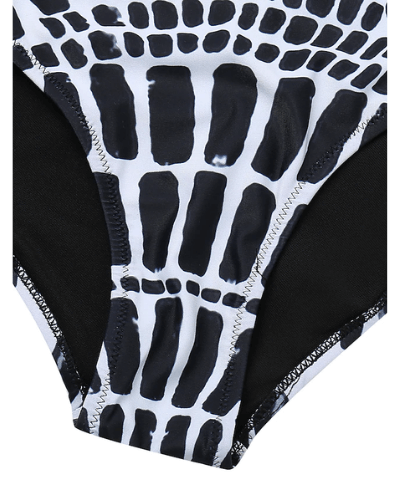 Zwart en Wit Badpak Belleza