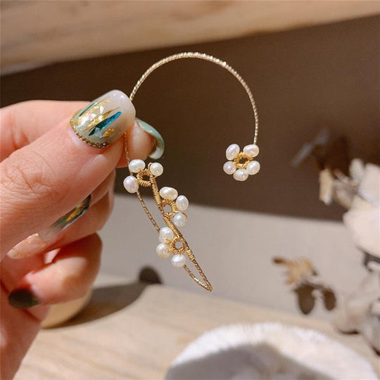 Bloem Art Clip Oorbellen Belleza