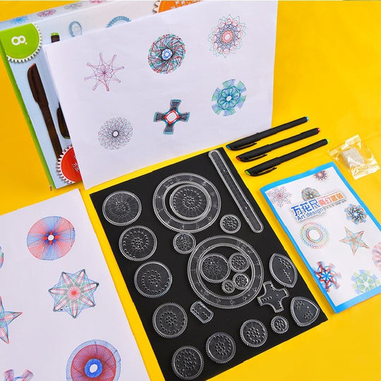 Leerzame Spirograph tekentool Ultra deluxe kit - De klassieker is terug!