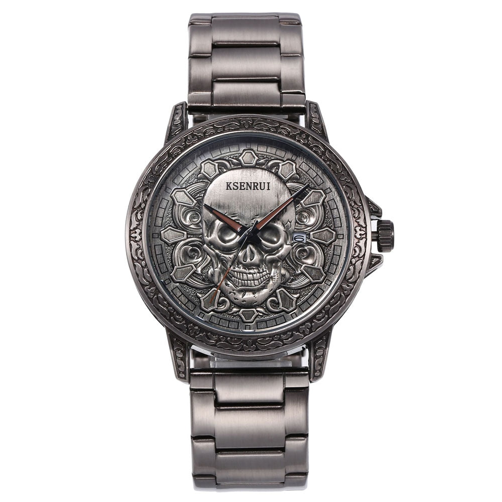 Schedel Gezicht Horloge Belleza