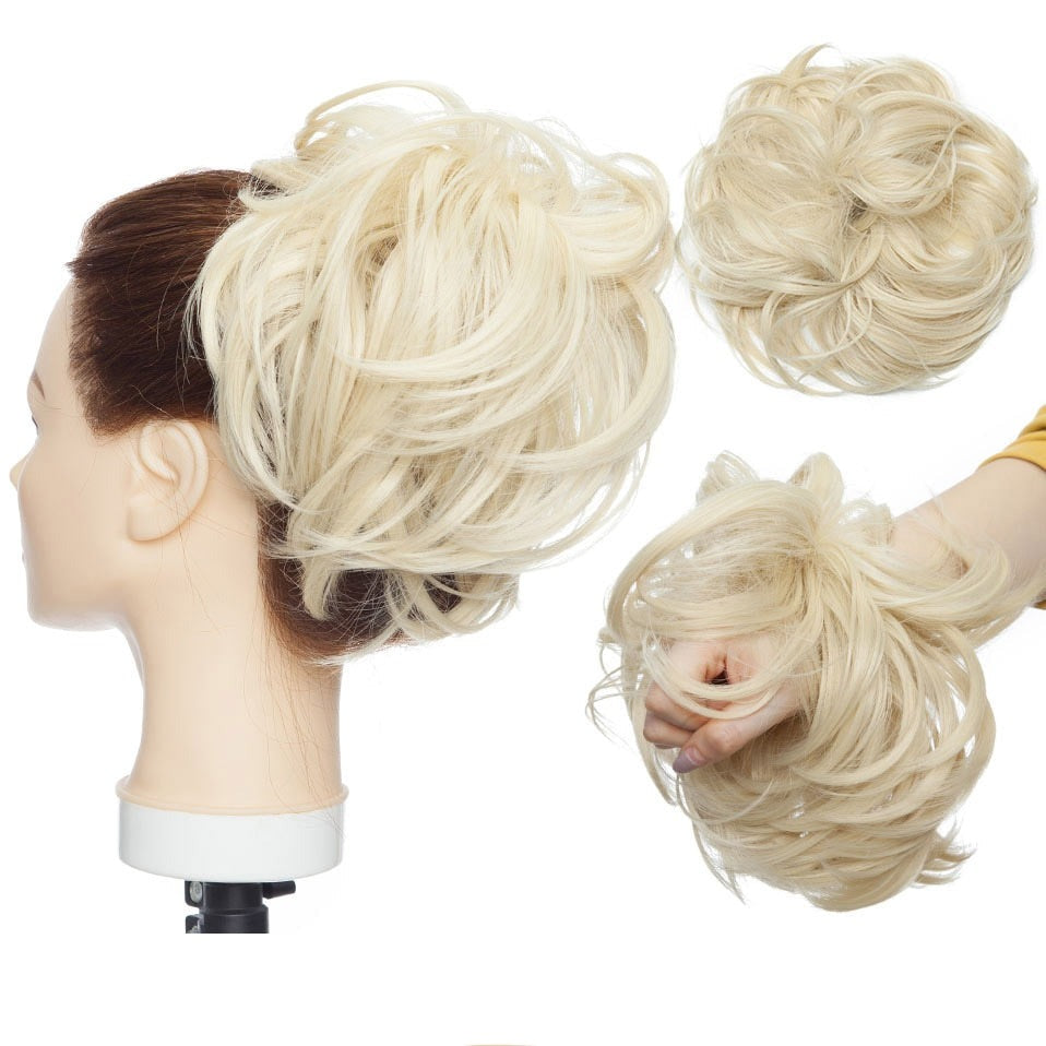 Messy Bun Hair Crunchie Belleza