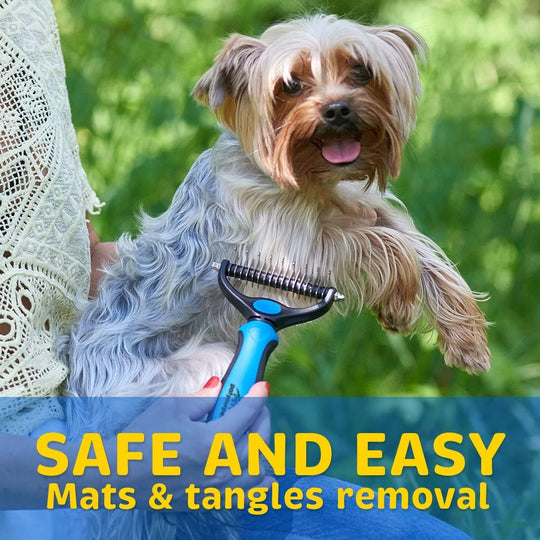 Dubbelzijdige Pet Grooming Borstel Belleza