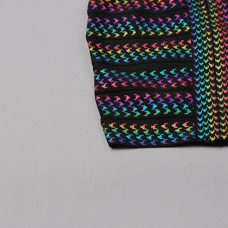 Vrouwen Multi Color Feestjurk Belleza