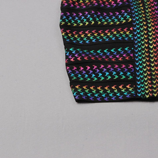 Vrouwen Multi Color Feestjurk Belleza