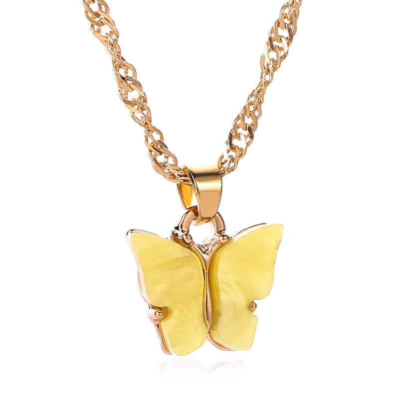 Vlinder Gouden Ketting