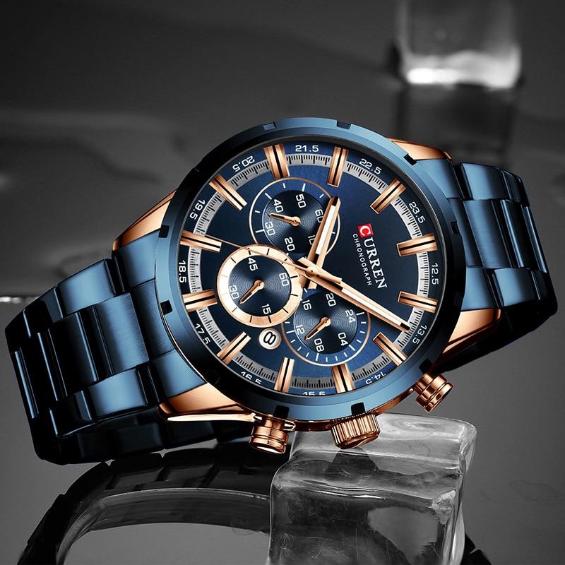 Curren Business Chronograafhorloge Belleza