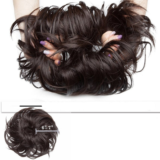 Messy Bun Hair Crunchie Belleza