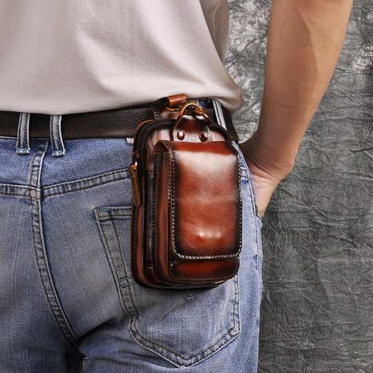 Echt Lederen Heren Waist Bag Belleza