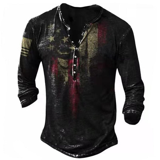 Retro Skull Long sleeve Tees Belleza