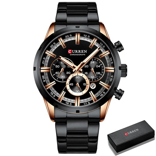 Curren Business Chronograafhorloge Belleza