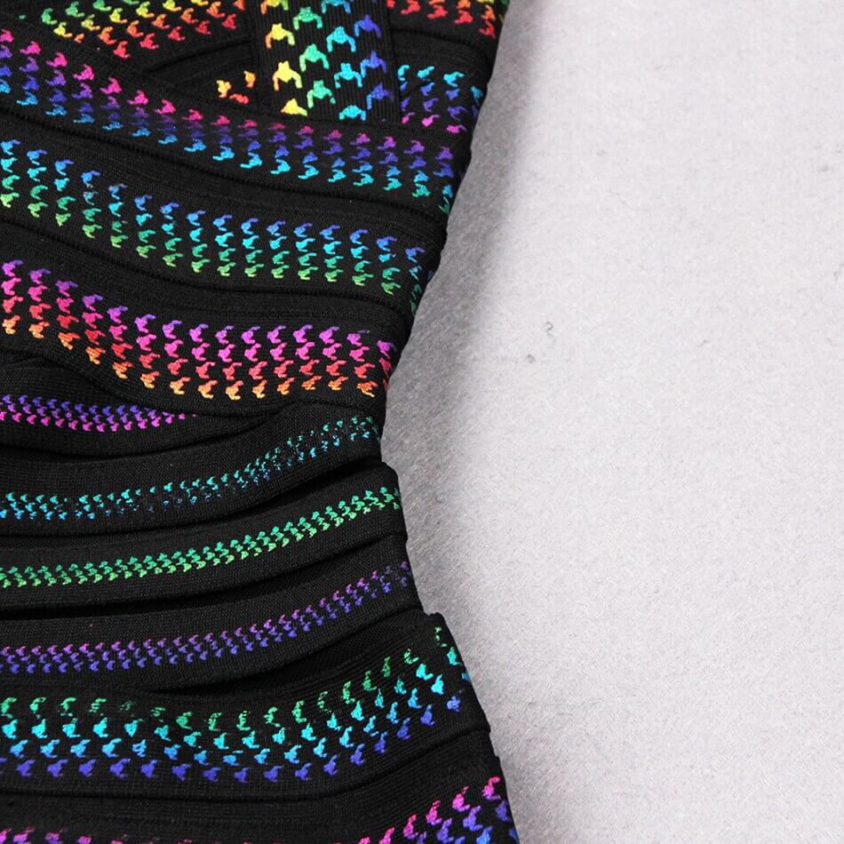 Vrouwen Multi Color Feestjurk Belleza