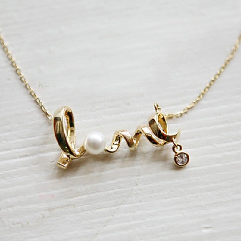 L.O.V.E. Parel Ketting Belleza
