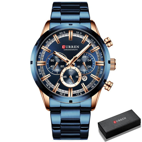 Curren Business Chronograafhorloge Belleza