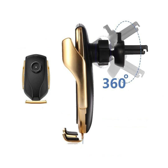 PREMIUM - Automatisch Klemmende Telefoonhouder | Draadloze Oplader Belleza