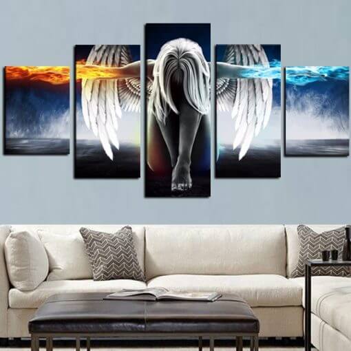 Engelen Muur Canvas Belleza
