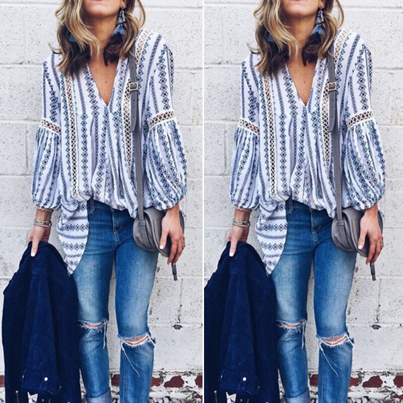 Uitgeholde Dames Boho Tops Belleza