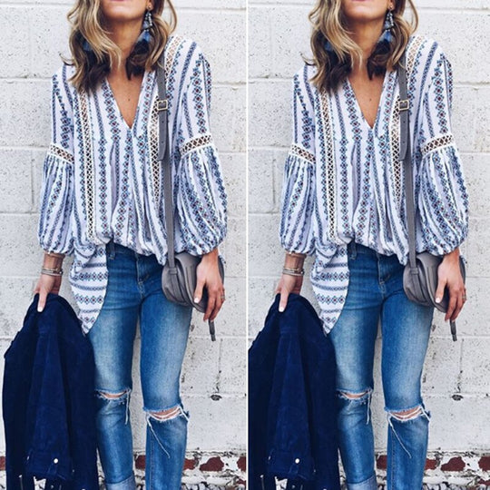 Uitgeholde Dames Boho Tops Belleza