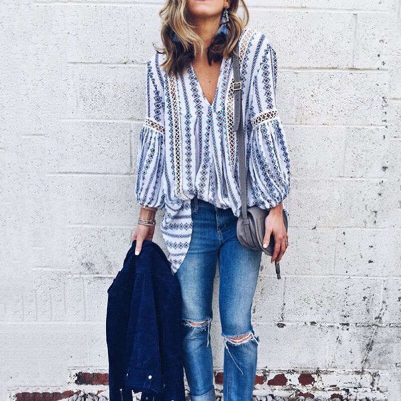 Uitgeholde Dames Boho Tops Belleza