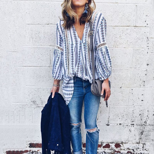 Uitgeholde Dames Boho Tops Belleza