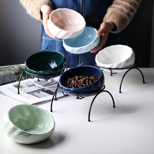 Shell Keramische Voerbak Bowl