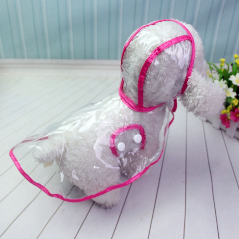 Hond Waterdichte Transparante Regenjas