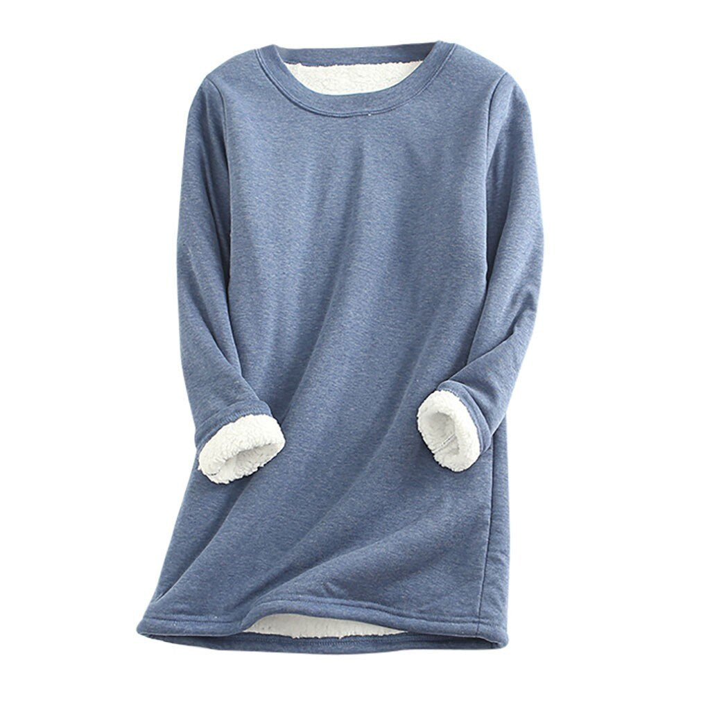 Dames Warme Fleece Truien Belleza