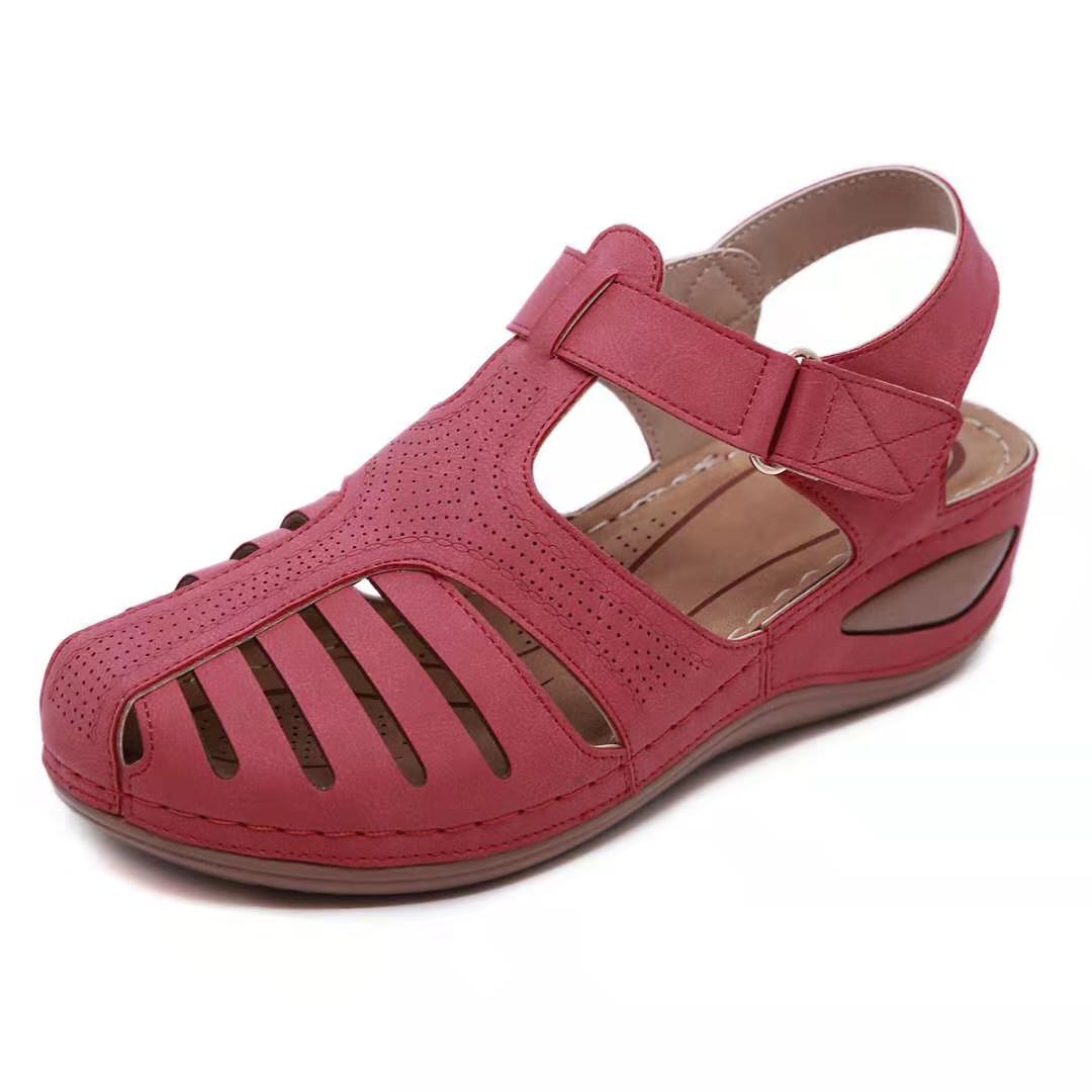 Lederen Retro Orthopedische Sandalen Belleza