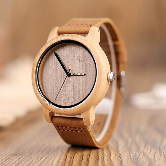 Houten horloge Belleza