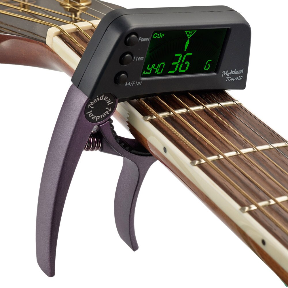 2-in-1 Gitaar Capo & Tuner Belleza