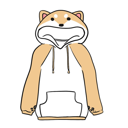 Shiba Inu Dog Cartoon Hoodie Belleza