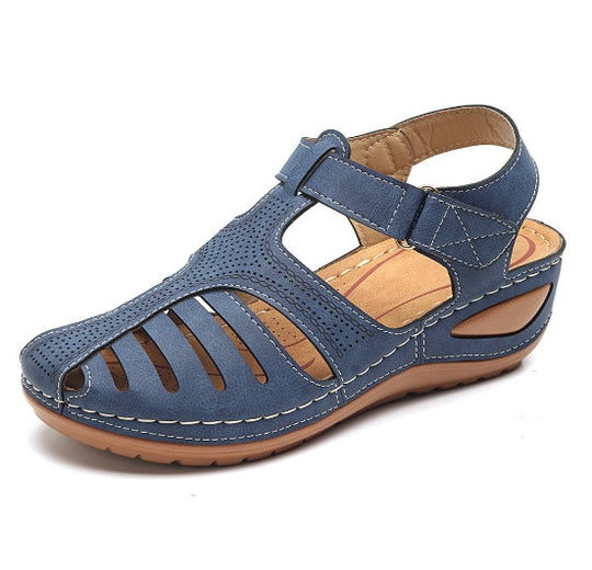 Lederen Retro Orthopedische Sandalen Belleza