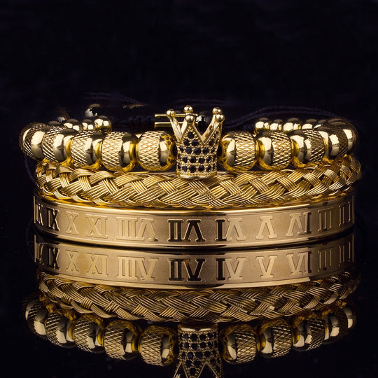 Luxe Kroon Armband Set Belleza