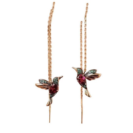 Kolibrie Drop Oorbellen Belleza