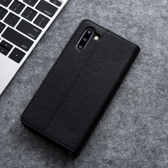 Magnetische Flip Leren Telefoon Beschermer
