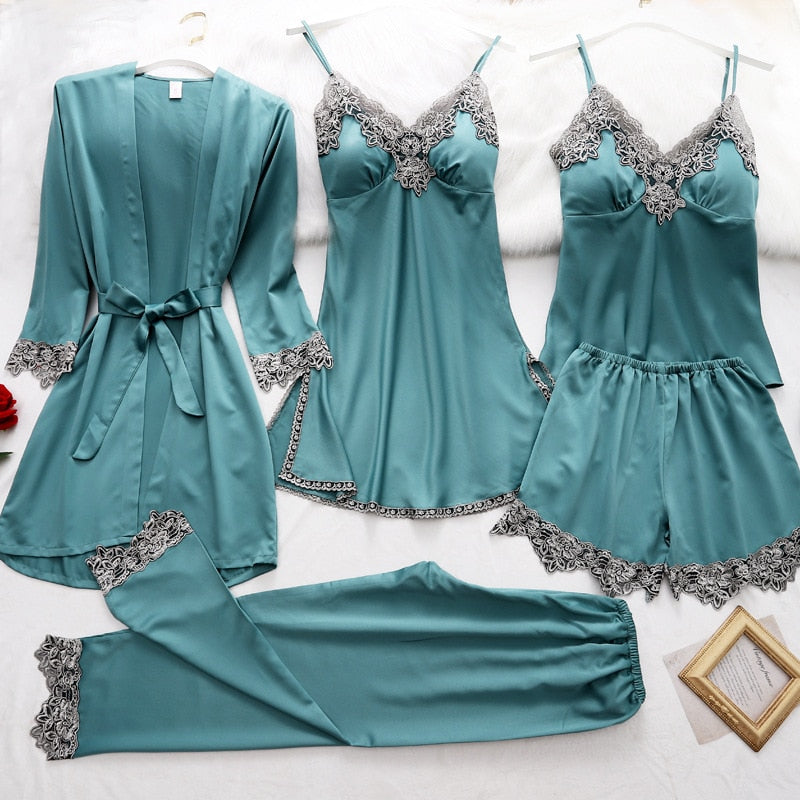 Zachte Zijden Pyjama Set Belleza