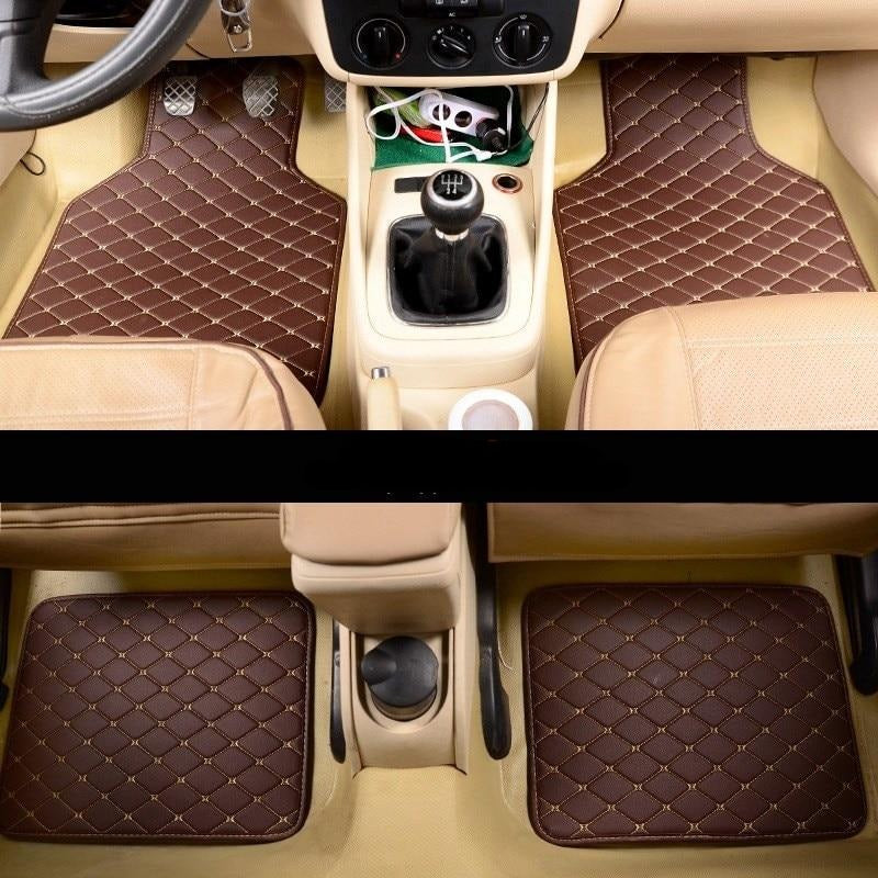 Universele Lederen Auto Vloermatten Belleza