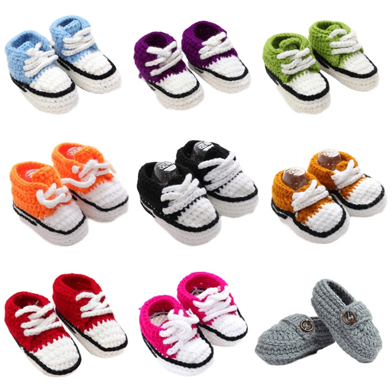 Gebreide veterschoenen Belleza
