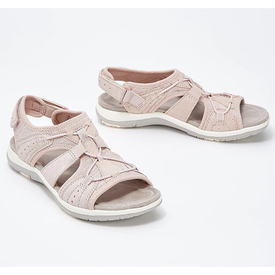 Ronde open teen sandalen Belleza
