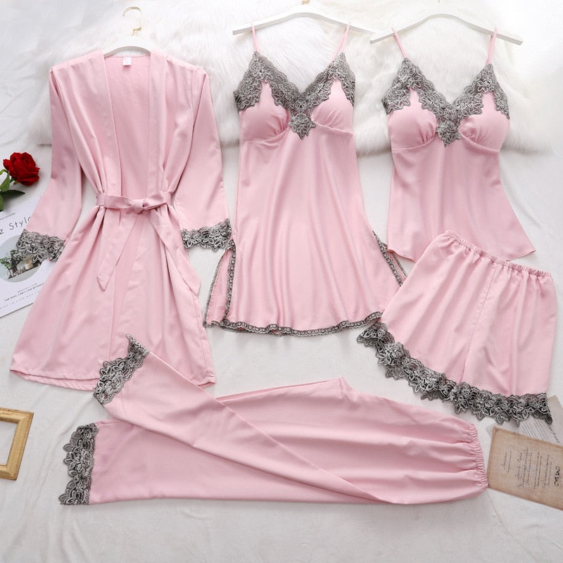 Zachte Zijden Pyjama Set Belleza