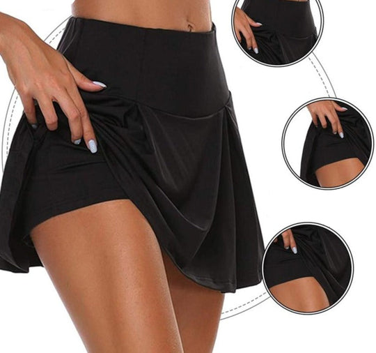Workout Geplooide Korte Broek Belleza