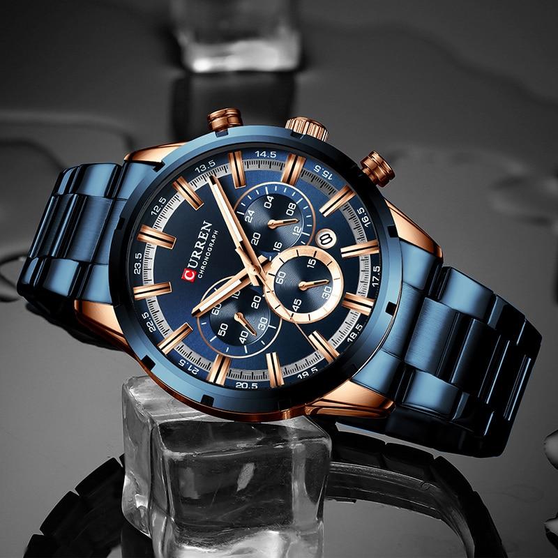 Curren Business Chronograafhorloge Belleza
