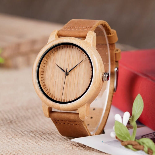 Houten horloge Belleza