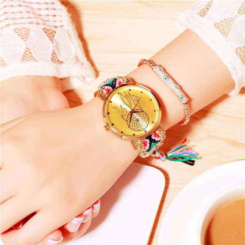 Geweven dromenvanger horloge Belleza
