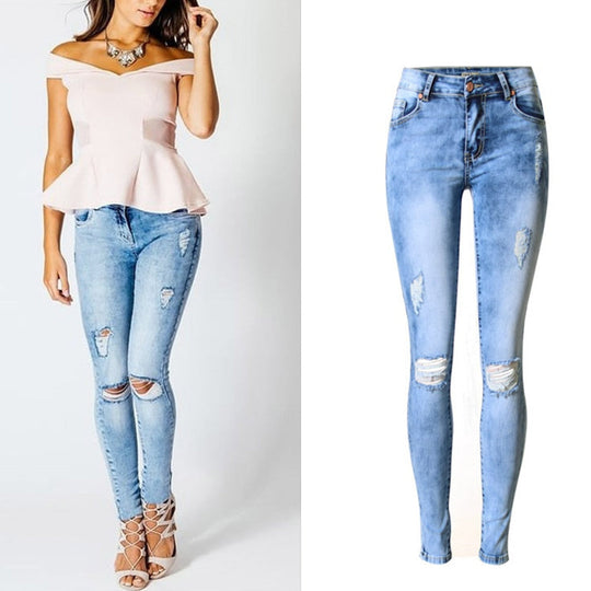 Vrouw Skinny Jeans Belleza