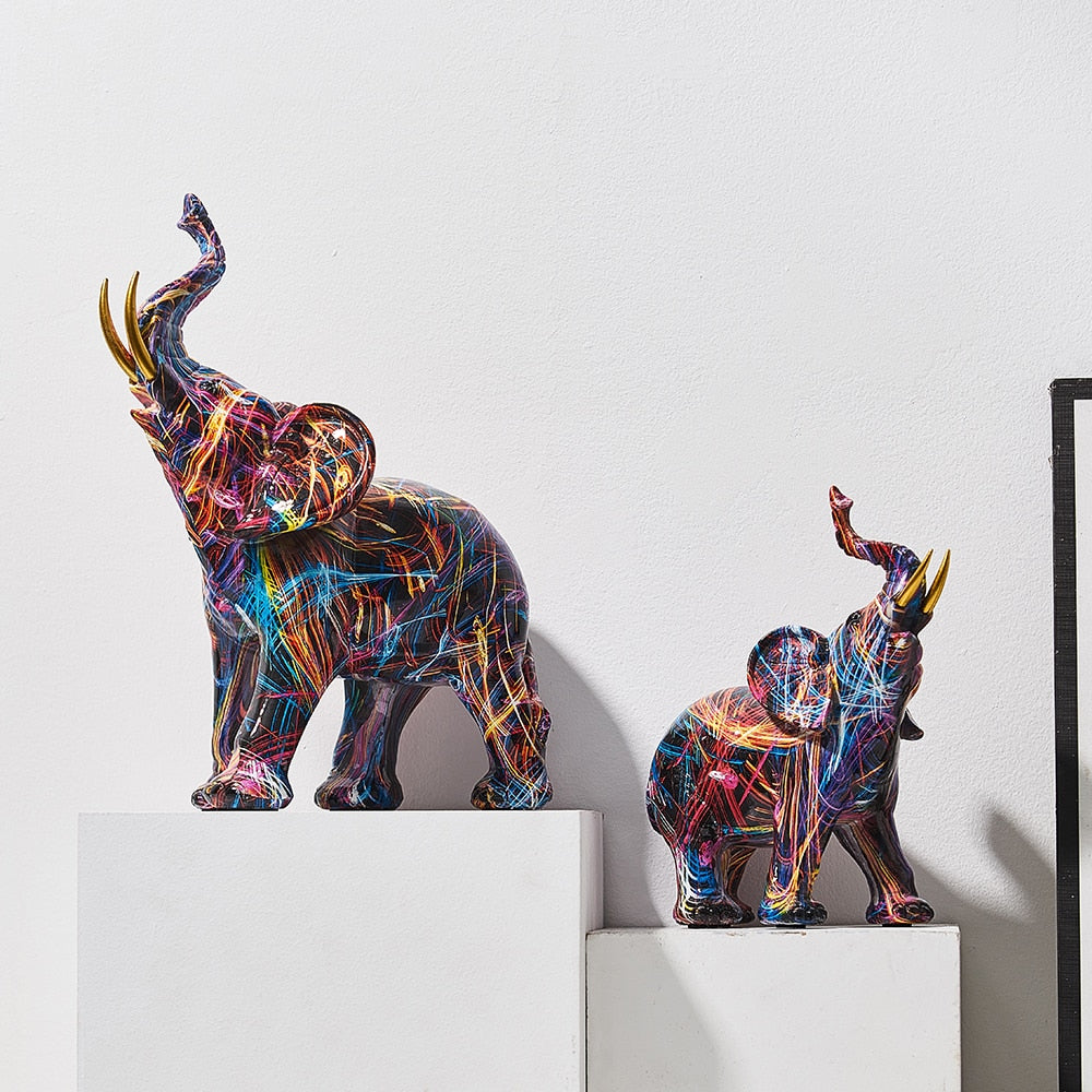 Kunst Olifant Decoratie